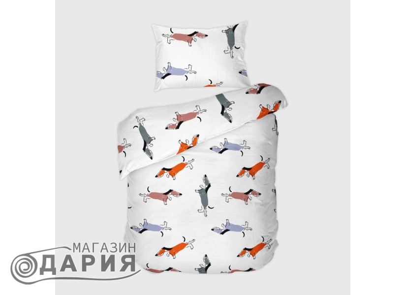 Спално бельо без долен чаршаф ДОГИ